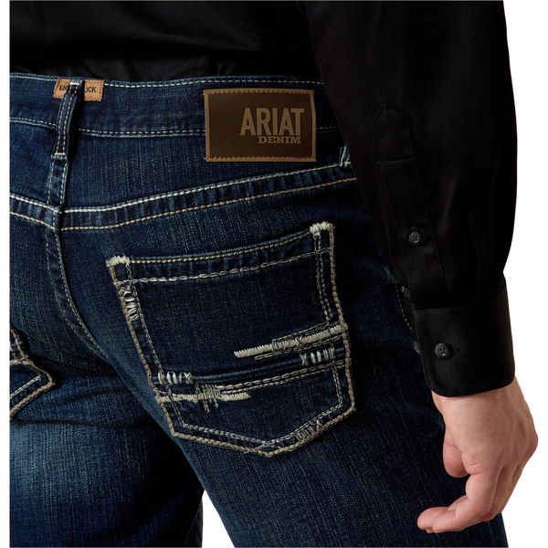 2026 Ariat Herren M4 Relaxed Adkins Boot Cut Jeans 10021767 - Turnout